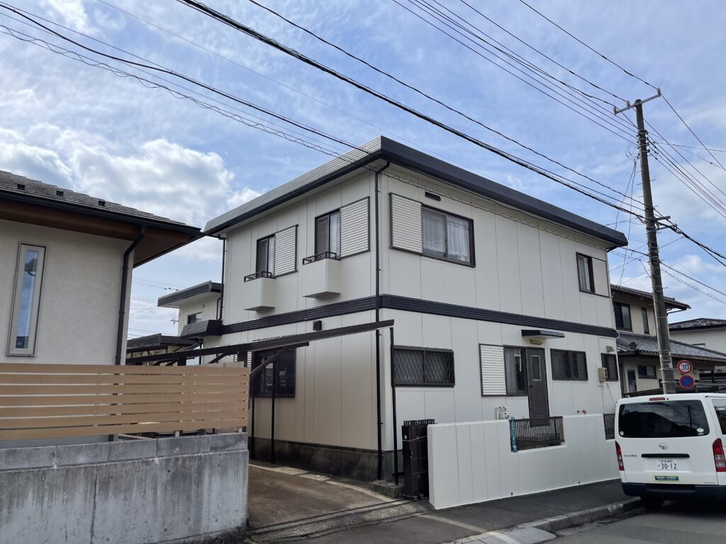 外壁塗装で新築のように見える