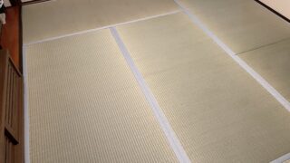 　 利府町青山のB様 畳おもて替え工事 ～店主が熊本で刈取った7000本イグサの畳おもて～