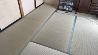 　　多賀城市浮島のY様 国産イグサ7000本の新畳納品 ～家具がたくさんあっても大丈夫！家具移動もお任せください～