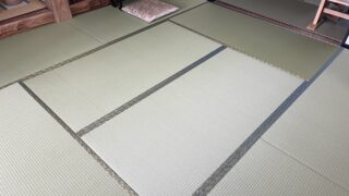 　多賀城市新田のT様 畳の入れ替え工事 ～イグサ畳からダイケン健やかおもて銀白色へ～